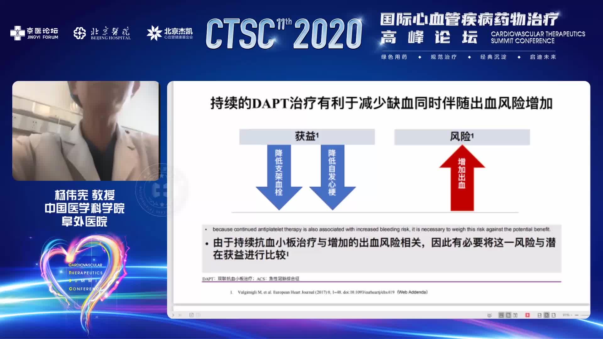 杨伟宪-延长还是缩短—PIC相关双联抗血小板治疗的个体化建议