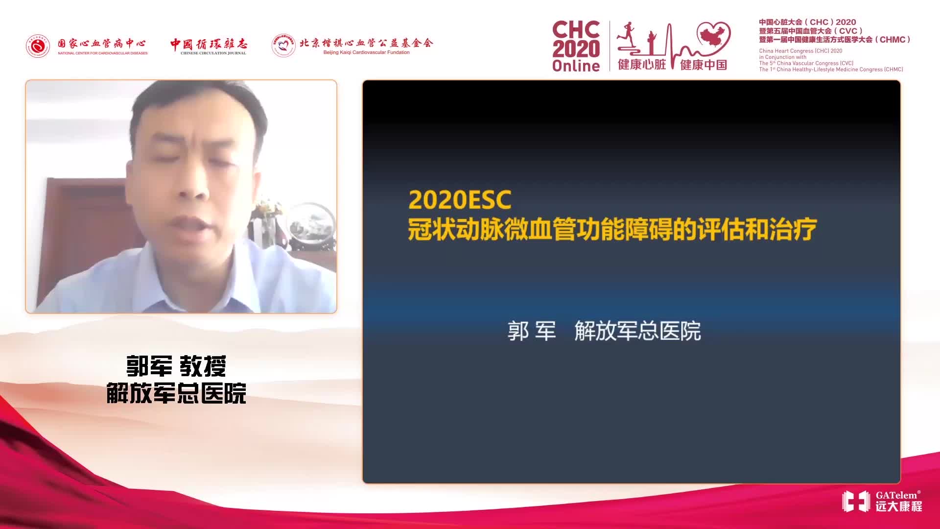 郭军-2020 ESC 冠脉病理生理与微循环立场文件解读：冠脉微循环功能障碍的评估及治疗