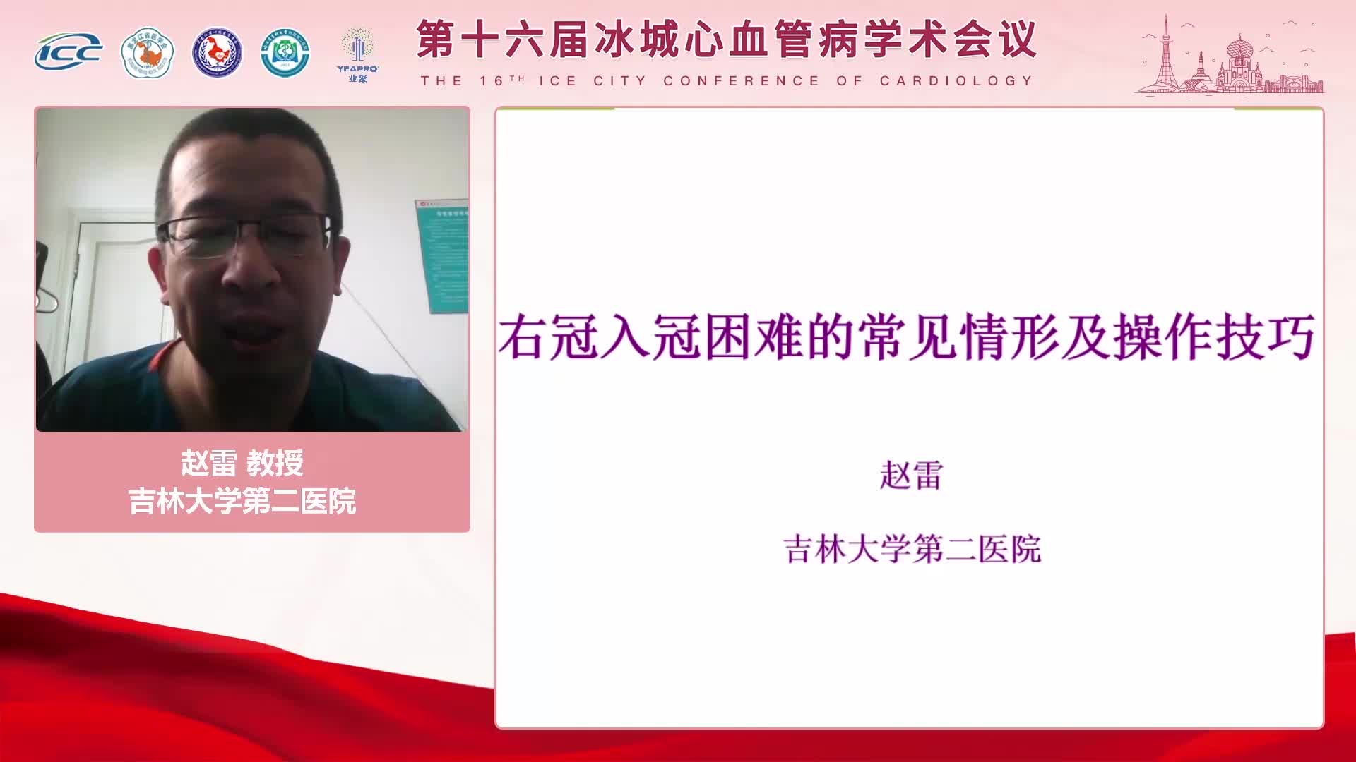 赵雷 右冠入冠困难的常见情形和操作技巧